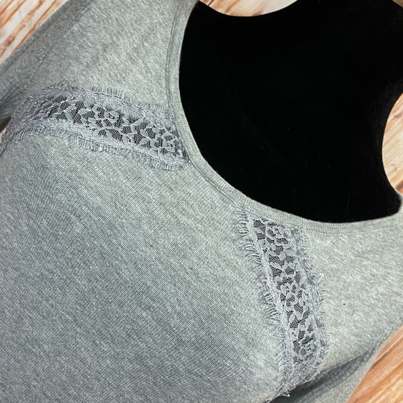 Victoria’s Secret Lace Trimmed Sweater - Picture 2 of 9